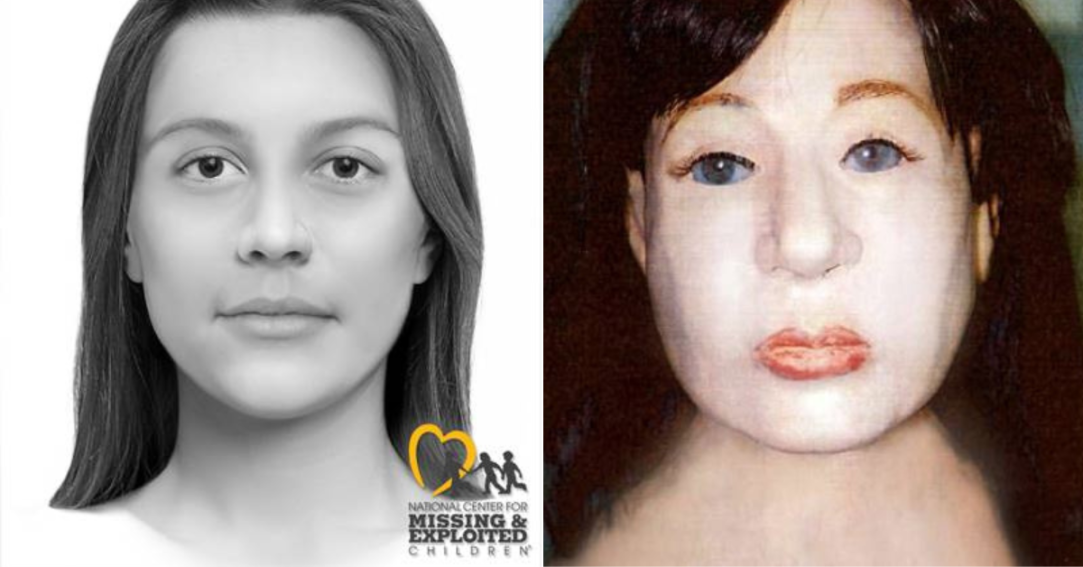 Artists' renderings of what the Bernalillo County Jane Doe (1996) may have looked like